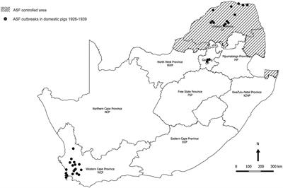 Extension of Sylvatic Circulation of African Swine Fever Virus in Extralimital Warthogs in South Africa